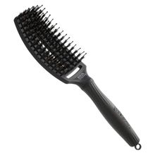 Product image of Olivia Garden Fingerbrush Care Iconic Boar&Nylon Full Black M სავარცხელი
