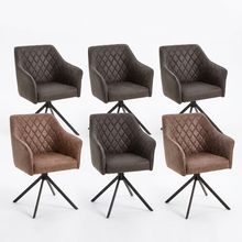 Product image of SHINA FURNITURE 6 ცალი სავარძელი 360° ბრუნვადი