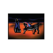 Product image of პოსტერი ჩარჩოთი ''Shekinah and unicorn", A3