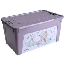 Product image of კონტეინერი დეკორით Aleana Smart Box 27ლ იისფერი