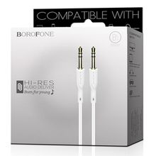 Product image of BOROFONE BL1 Audiolink AUX audio cable White
