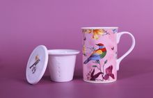 Product image of ჩაის ჭიქა ფილტრით 300 მლ; ფაიფური