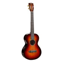 Product image of Mahalo ukulele, baritone, electric acoustic, 1v+1t (MVT2), 3 tone sunburst, with padded bag უკულელე