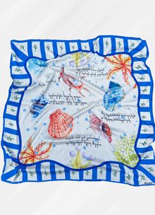 Product image of მულინე აბრეშუმის შარფი "ნიჟარები"