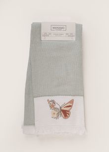 Product image of SOREL EMBROIDERED KITCHEN TOWEL SET OF 2 CAMEO 50X70 ჩაის ტილო