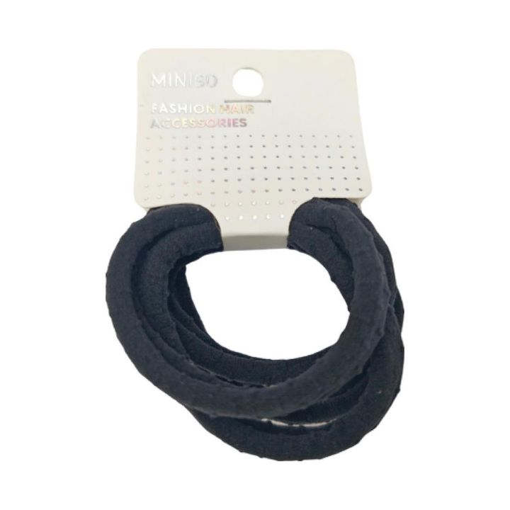 black-basic-hair-ties-4ts-tmis-samagri
