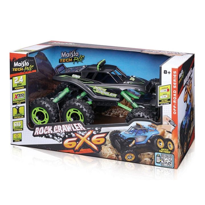 maisto-tech-rc-auto-rock-crawler-6x6-distantsiurad-martvadi-manqana-photo-2