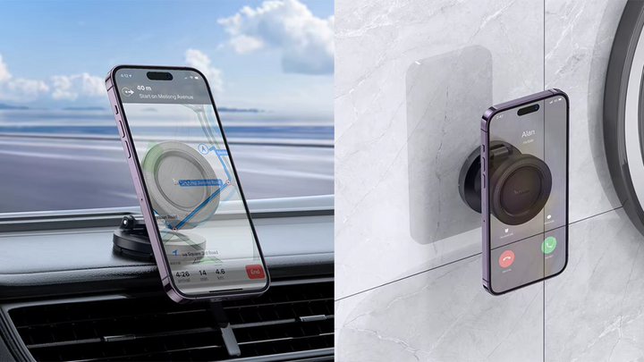 hoco-h61-magnetic-car-holder-manqanis-magnituri-samagri-photo-2