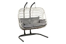 Product image of COMFORT ROOM 2 ადგილიანი თურქული ბუდე საქანელა ნაცრისფერი
