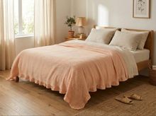 Product image of VALERIA PIQUE STOCK PINK 200X220 საწოლის გადასაფარებელი პიკე