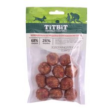 Product image of TiTBiT ფრიკადელები ინდაურის ხორცისგან შტოშის სოუსით - სასუსნაო ძაღლებისთვის "ოქროს კოლექცია" 70გრ