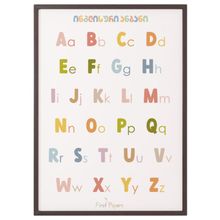 Product image of First Papers საბავშვო პოსტერი ჩარჩოთი "ინგლისური ანბანი"