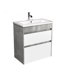Product image of აბაზანის ტუმბო ხელსაბნით Polo Loft 60-U grey/white Cosmo 60 სმ