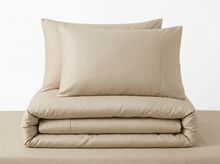 Product image of LUXURY DUVET COVER SET DOUBLE BEIGE თეთრეულის ნაკრები