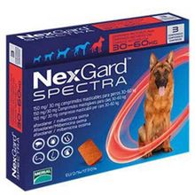 Product image of Nexgard სპექტრა ანტიპარაზიტული პრეპარატი XL 30-60კგ 1 აბი