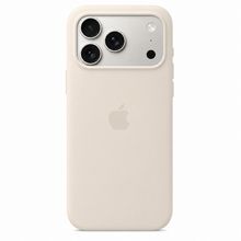 Product image of iPhone 17 Pro Silicone Case Cream მობილური ტელეფონის ქეისი
