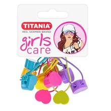 Product image of TITANIA თმის რეზინი გულებით