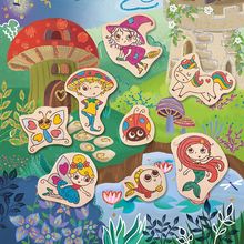 Product image of Hape Magic Friends DIY Magnets ხის გასაფერადებელი მაგნიტური სათამაშო