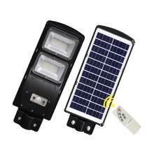 Product image of გარე განათება პულტით ACK 60W მზის ენერგიაზე დამუხტვა მოძრაობის სენსორი  6500 კანდელი IP 65 900 ლუმ