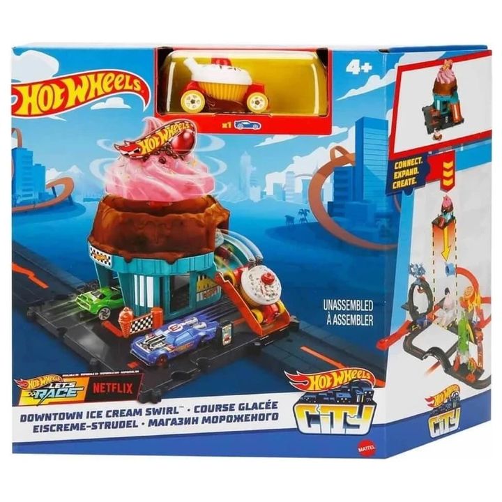 mattel-hot-wheels-city-downtown-ice-cream-shop-hkx38-konstruqtori-sanaqine