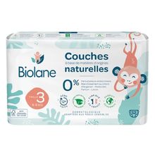 Product image of Biolane ჩვილის საფენი 4-9 კგ (52 ცალი) ზომა 3