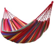 Product image of 2 ადგილიანი ჭრელი ჰამაკი (წითელი)