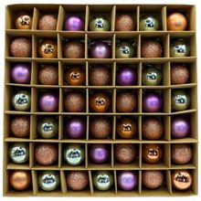 Product image of ნაძვის ხის სათამაშო ფერადი ბურთების ნაკრები