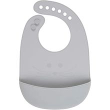 Product image of LASSIG Silicone Bib Little Chums Mouse ბავშვის წინსაფარი