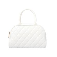 Product image of Diamond Pattern Quilted Bowling Bag ჩანთა