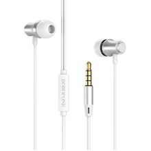 Product image of BOROFONE earphone BM29 Gratified Universal earphone s with micsilver