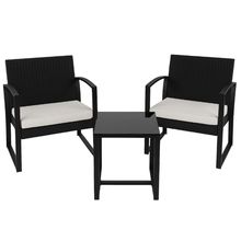 Product image of Gardex 30346 დაწნული სავაძლები პატარა მაგიდით შავი Premium