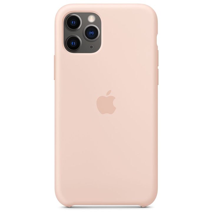 Apple Original Silicone Case For iPhone 11 Pro Max Pink მობილურის ქეისი